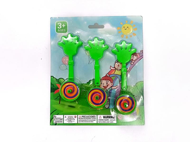 Hand Clapper + Spinning Tops Toys(6PCS)