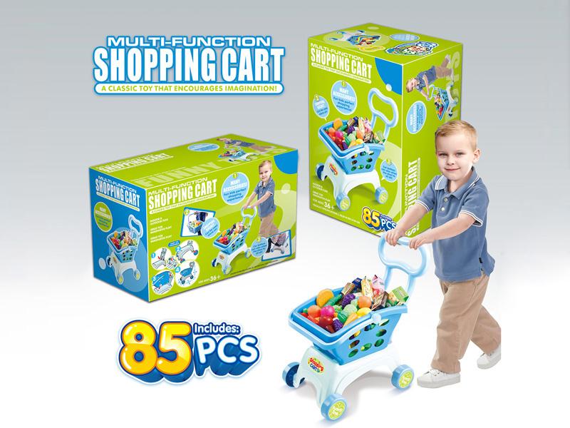 76 PCS shopping cart