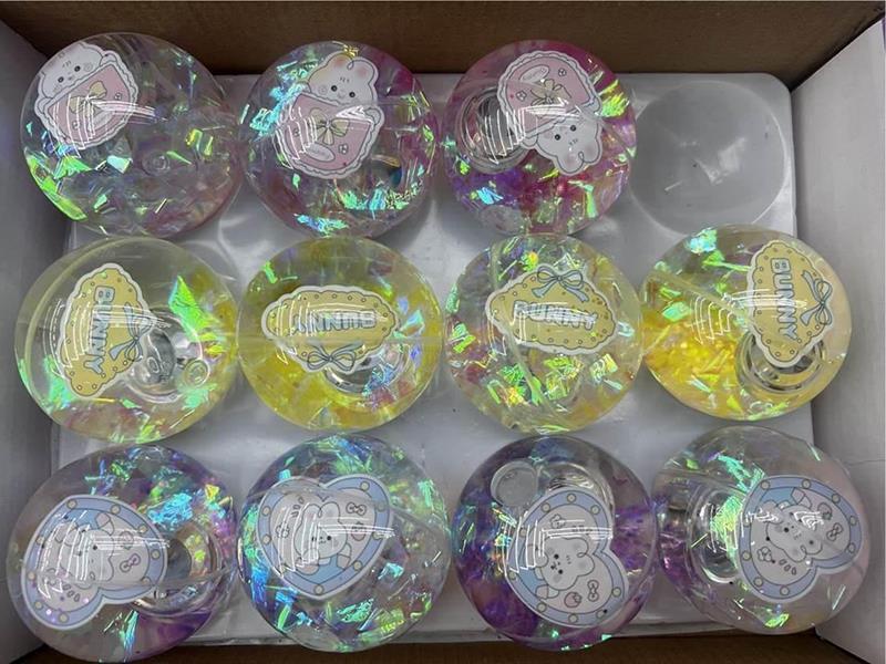 6.5cm Crystal Bouncy Ball 12PCS