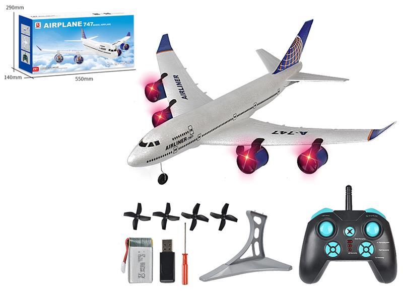 3CH R/C 747 Model Airplane