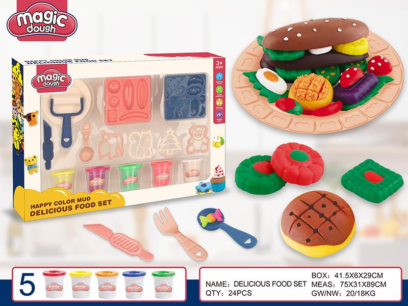 Delicious Food Color Clay Set