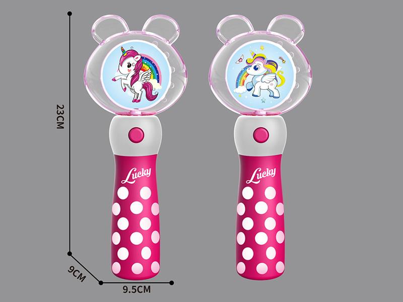 Pony Rotating Flash Stick With 5 Lights And Sound