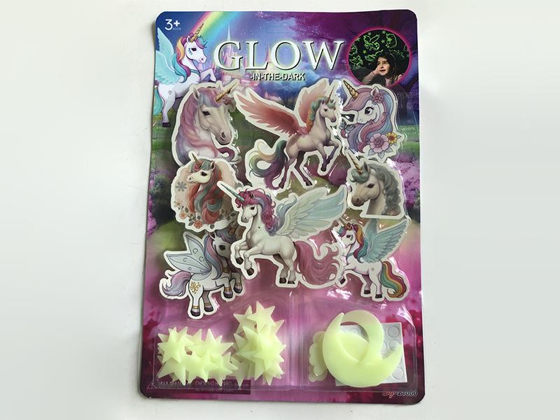 Noctilucent Animal Card Star Moon Toys