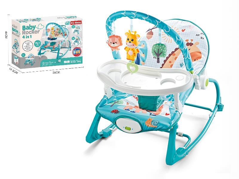 Baby Rocking Chair With Dinner Plate