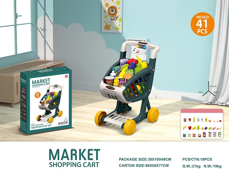 Market Shopping Cart Role-Play Series 41pcs