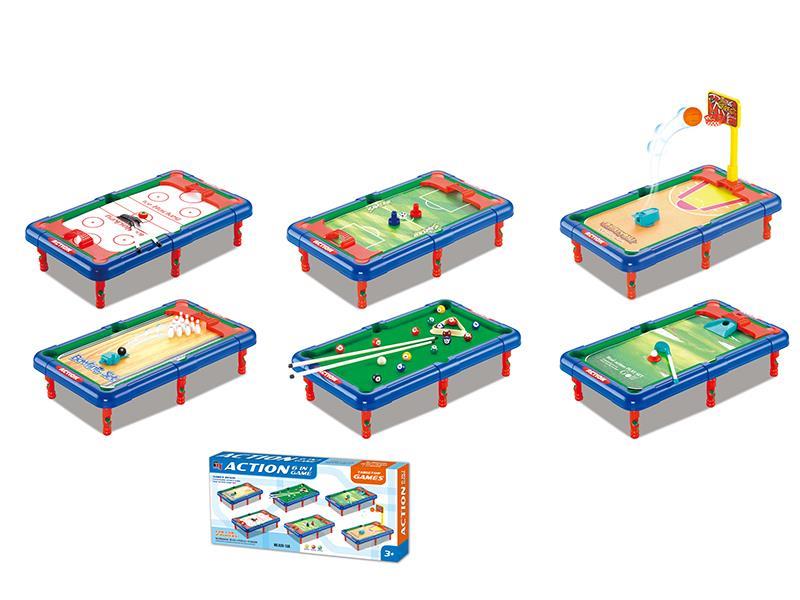 Tabletop Games 6 In 1