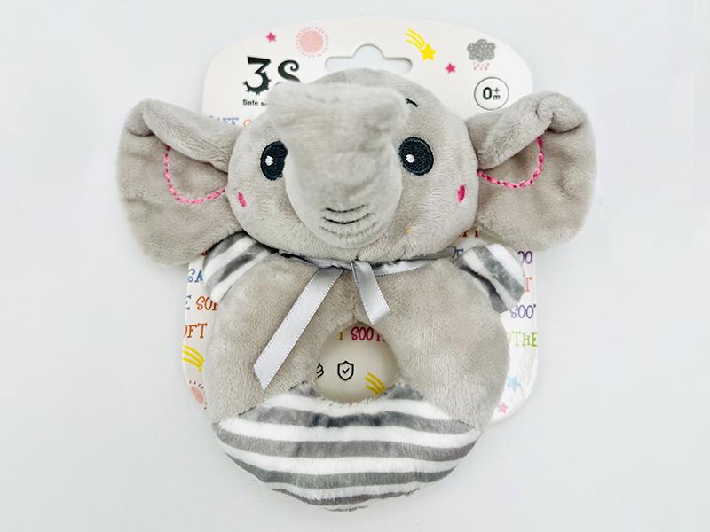 Plush Animal Hand Rattle