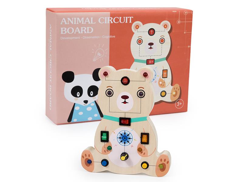 Wooden Animal Circuit Board