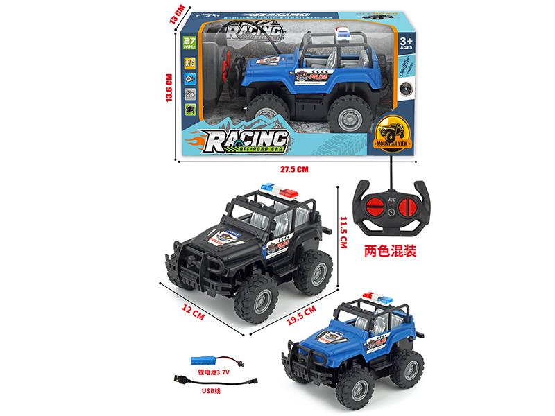 4-Channel Remote Control Off-Road Jeep Police Car(Included Batteries)With Shock Absorbent