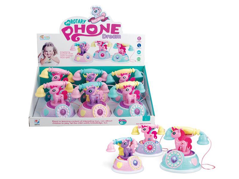 6PCS Unicorn Pony Telephones