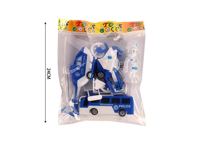 Police Traffic Series Pull Back Toy