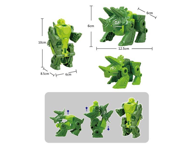 Transforming Dinosaur Warrior - Triceratops