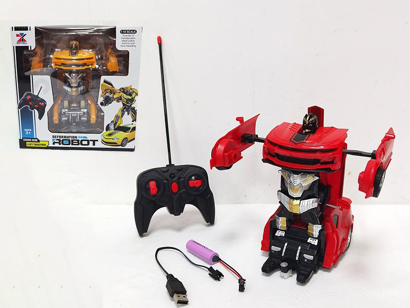 Remote Control Transformation Car Bumblebee 1:18(Included Batteries)