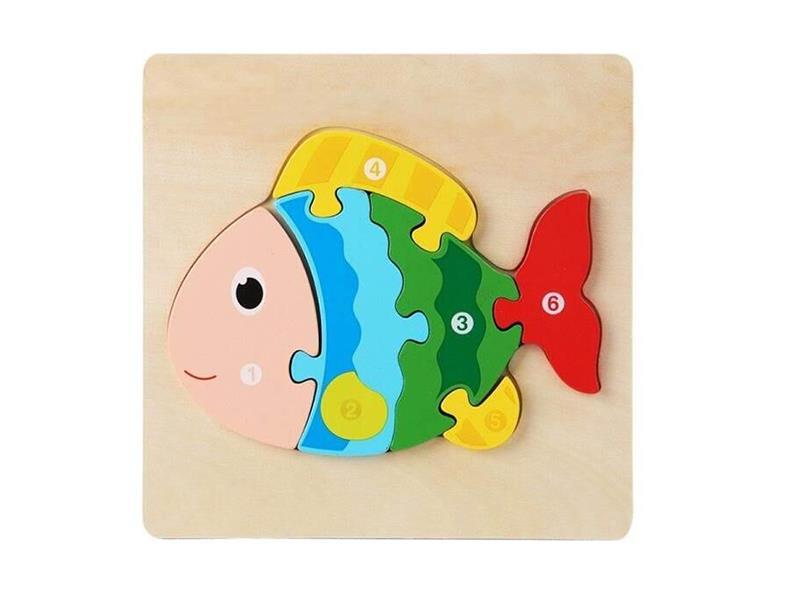 Wooden Fish Puzzle