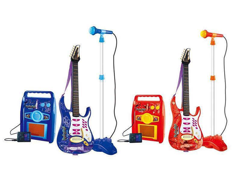 Guitar toy with sound box