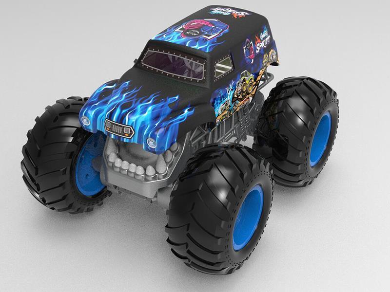 1:16 2.4G 6-Channel Remote Control Amphibious Stunt Car