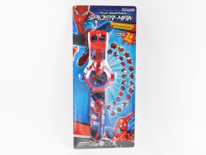 Spider-Man Watch Pojector With 24 Pictures