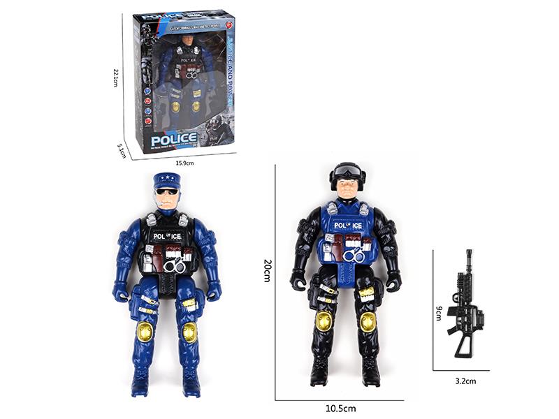 Policeman Toy With Flash Lights