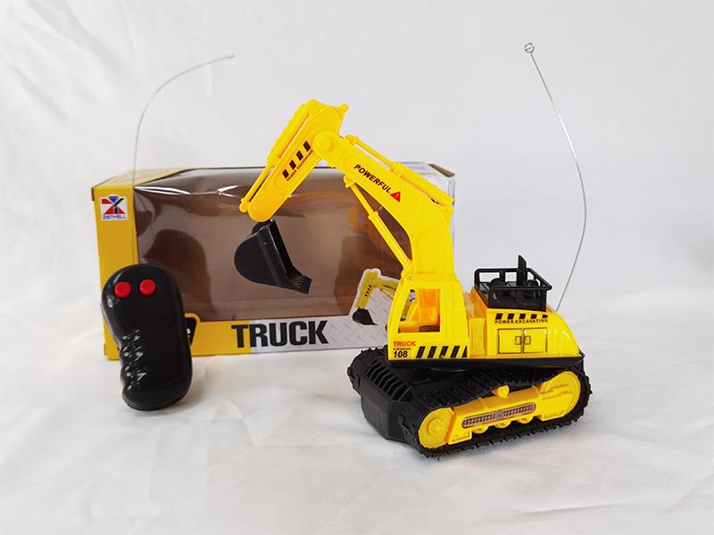 1:24 2-Channel Remote Control Excavator With Lights