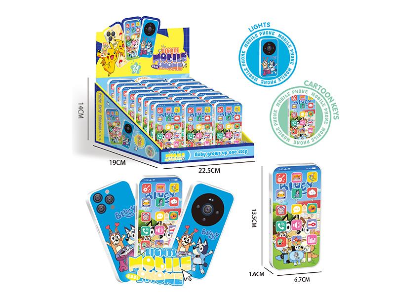 Early Education Bluey Mobile Phone 24pcs