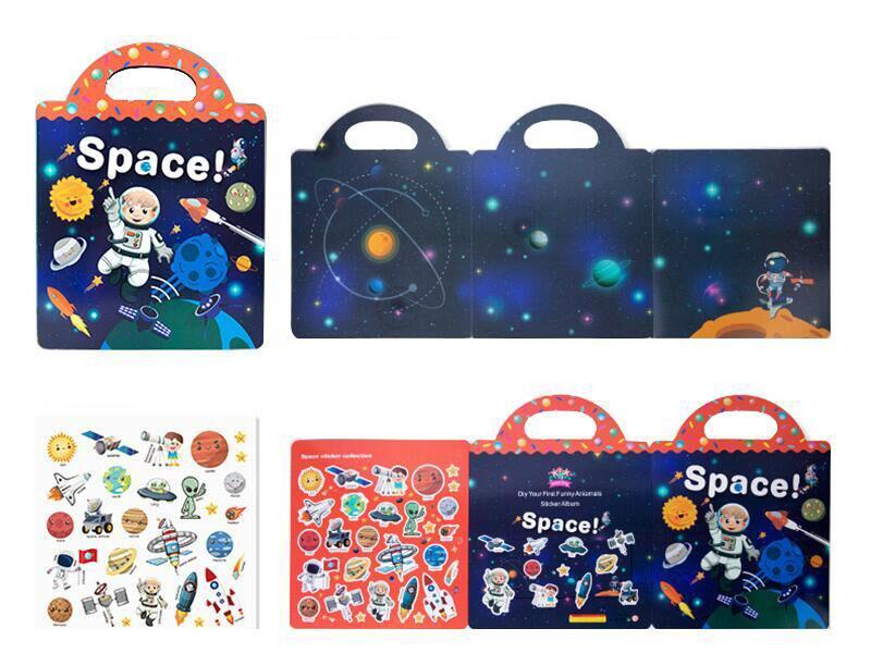 Space Scene Activity Sticker Books