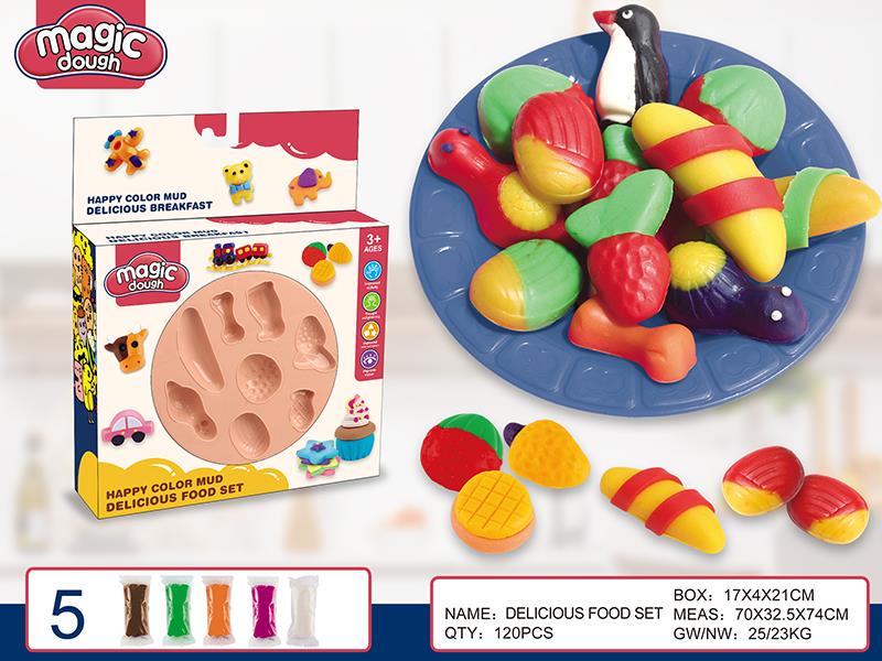 Delicious Food Color Clay Set