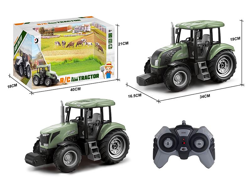 2.4G Remote Control Farm Tractor Toy(Demo + Sounds)Not Included Batteries