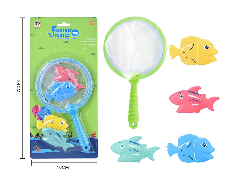 Fishing Toys(Spoon Net + Fishes)