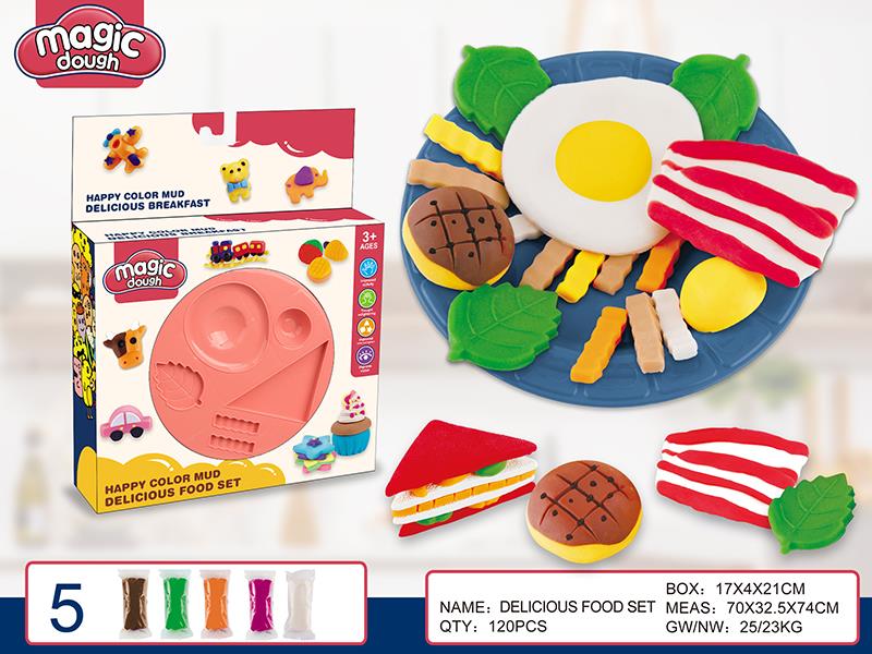 Delicious Food Color Clay Set