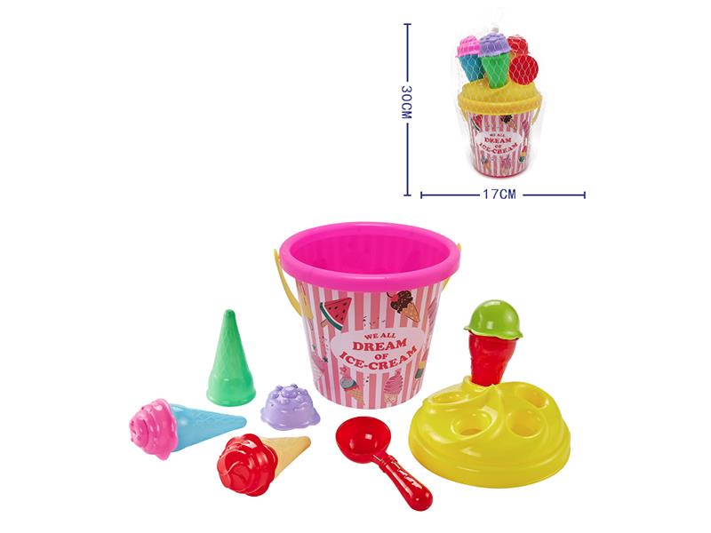 Ice Cream Sand Bucket Set 11pcs