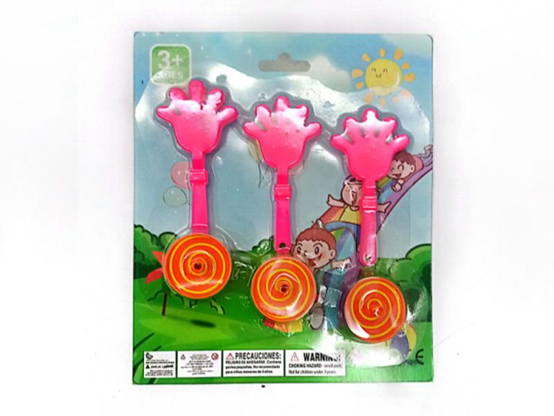 Hand Clapper + Spinning Tops Toys(6PCS)