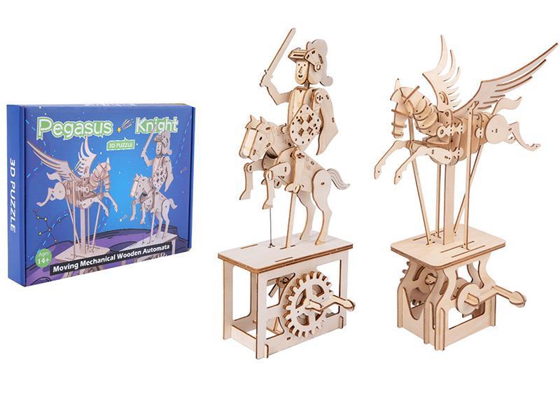 Wooden Pegasus Knight 3D Puzzle