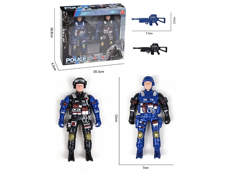 Policeman Toy 2PCS