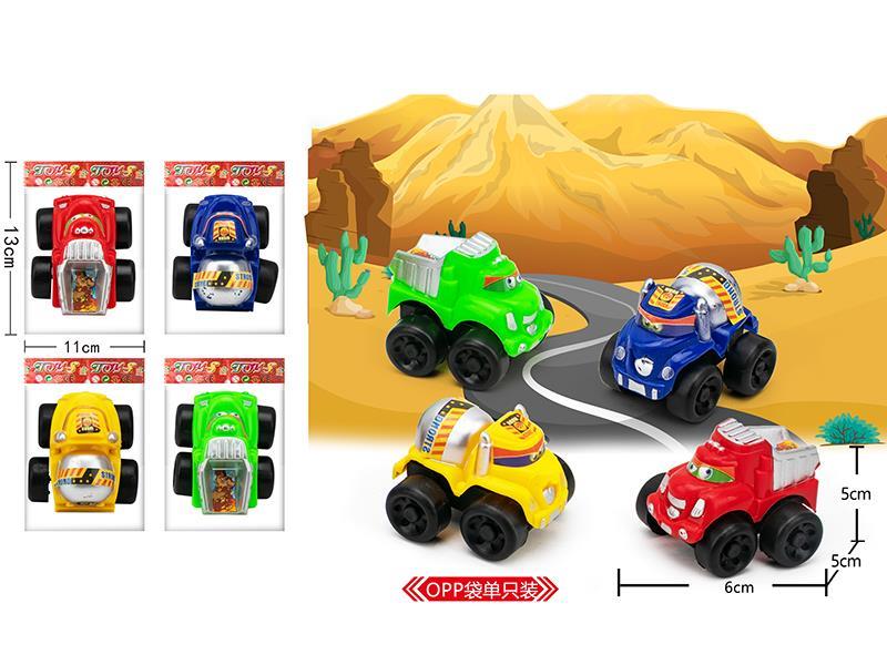 PULL BACK CUTE TRUCK TOYS(2)