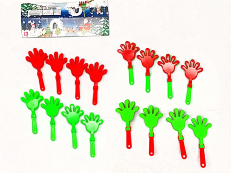 Christmas Hand Clapper 16pcs