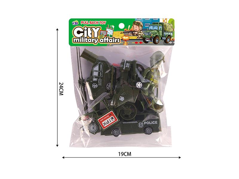 Military Traffic Series Pull Back Toy