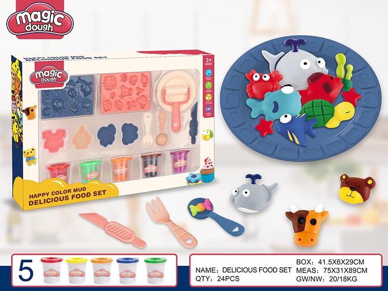 Animal Color Clay Set