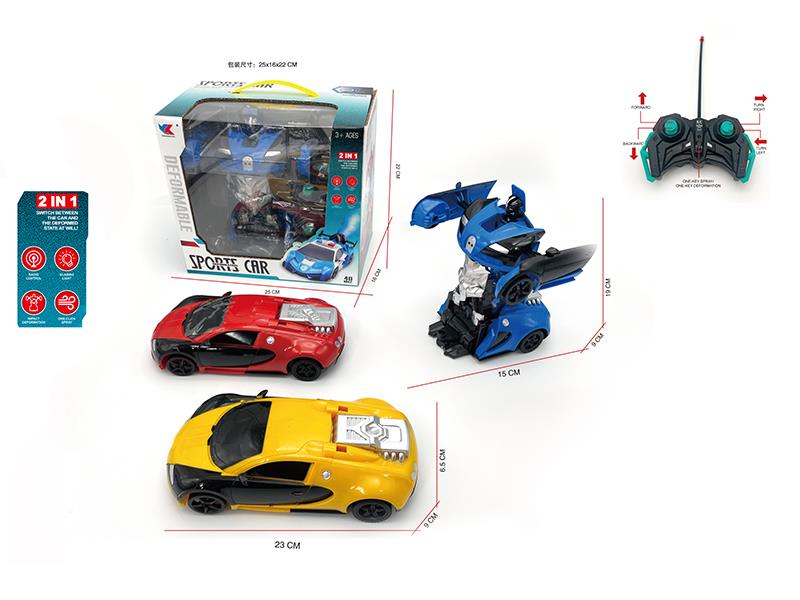 1:18 8-Channel Remote Control Bugatti Transformation Simulated Car(Not Included Batteries)