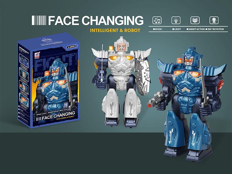 B/O Face Changing Robot Toy