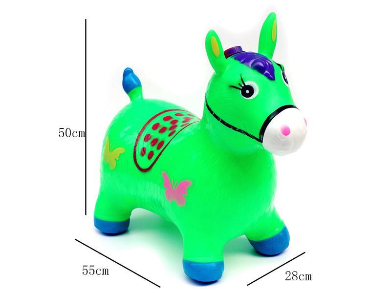 Large Painted Inflatable Jumping Horse