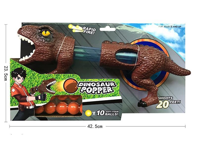 Tyrannosaurus Rex Gun With 10 Soft Foam Balls