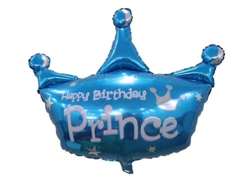 Blue Crown Balloon