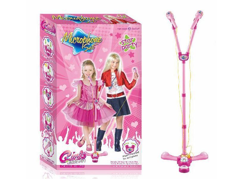 Girl Double Microphone