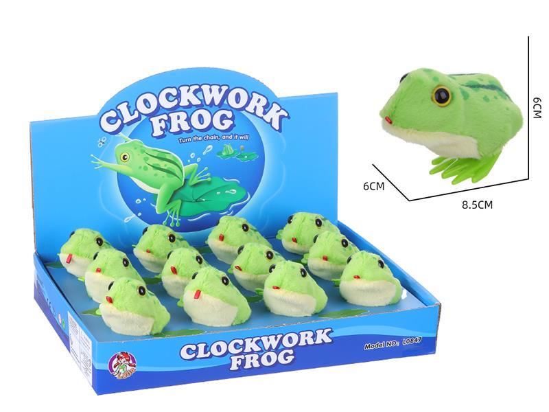 Wind Up Jumping Frog 12pcs