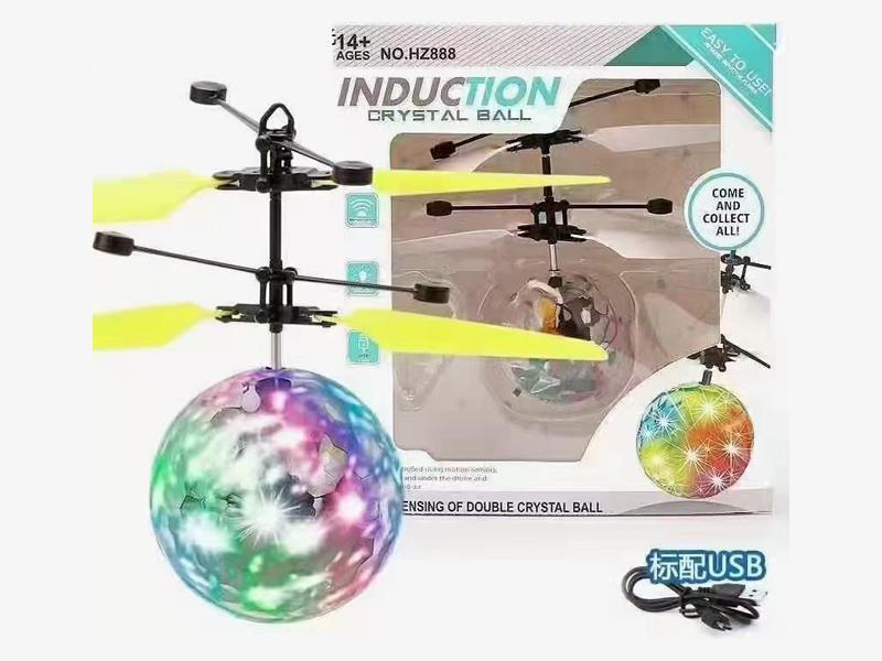 Transparent Crystal Ball Induction Aircraft