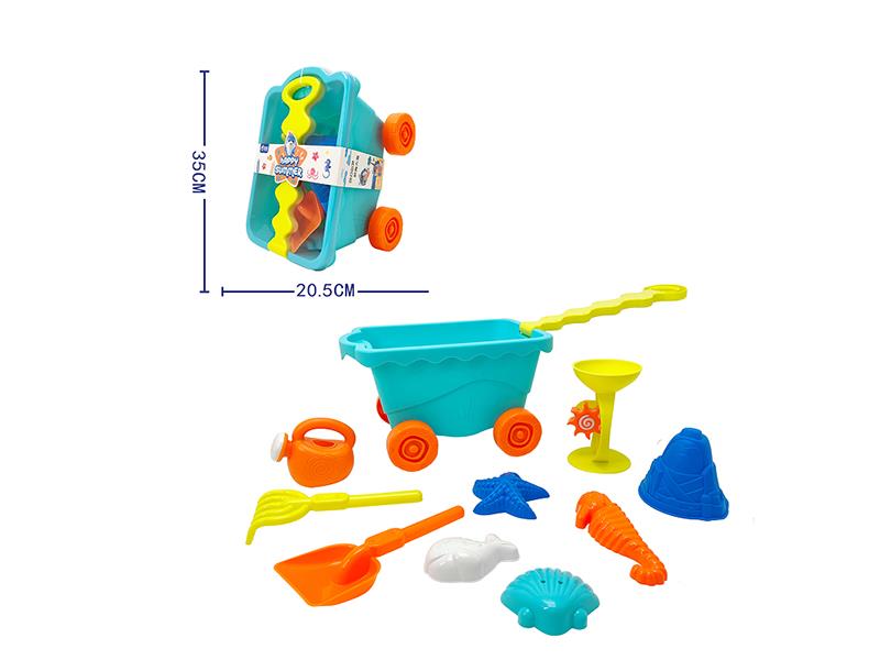 Beach Toys Cart Set 10pcs