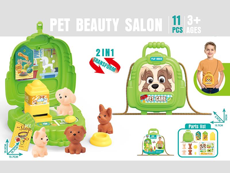 Pet Beauty Salon Toy Shoulder Bag