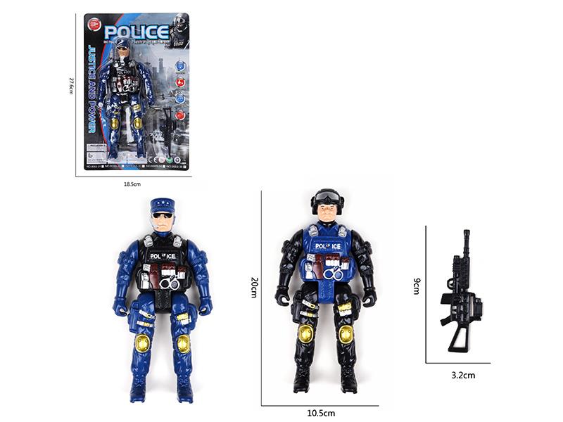 Policeman Toy With Flash Lights