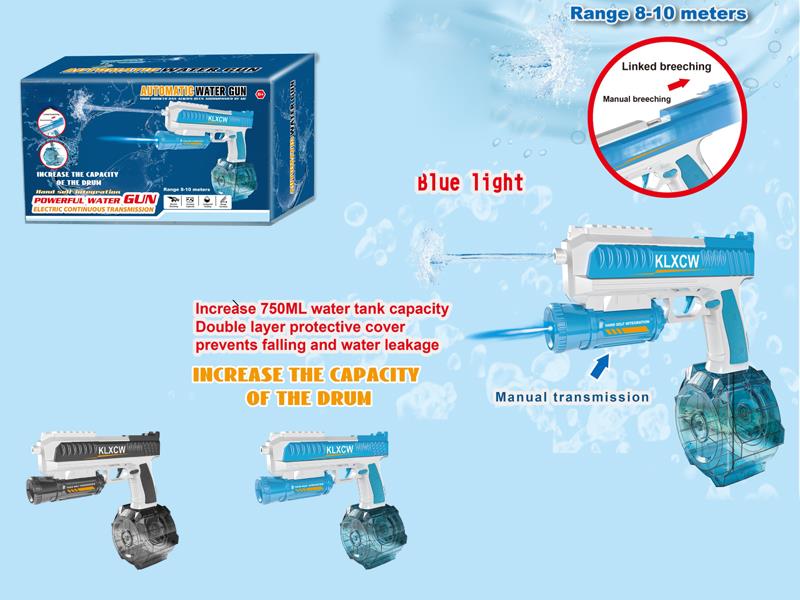 Manual Automatic 2 In 1 Water Gun(Solid Color)