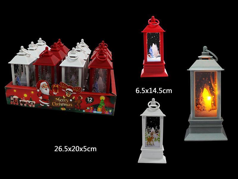 Christmas Hand Lantern(Light + Sound)12PCS/Box